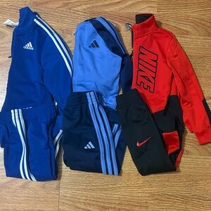 Adidas and Nike Kids Track Suit Bundle